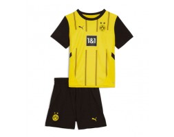 Borussia Dortmund Domácí dres komplet pro Děti 2024-25 Krátkým Rukávem (+ Krátké kalhoty)