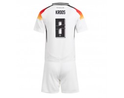 Německo Toni Kroos #8 Domácí dres komplet pro Děti ME 2024 Krátkým Rukávem (+ Krátké kalhoty)