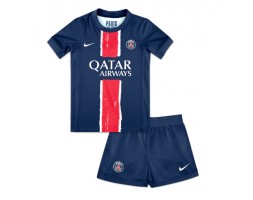 Paris Saint-Germain Domácí dres komplet pro Děti 2024-25 Krátkým Rukávem (+ Krátké kalhoty)