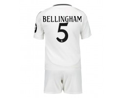 Real Madrid Jude Bellingham #5 Domácí dres komplet pro Děti 2024-25 Krátkým Rukávem (+ Krátké kalhoty)