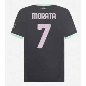 AC Milan Alvaro Morata #7 Alternativní Dres 2024-25 Krátkým Rukávem