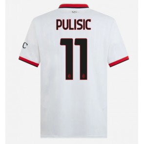 AC Milan Christian Pulisic #11 Venkovní Dres 2024-25 Krátkým Rukávem