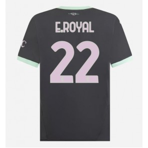 AC Milan Emerson Royal #22 Alternativní Dres 2024-25 Krátkým Rukávem