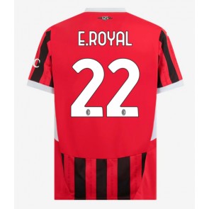 AC Milan Emerson Royal #22 Domácí Dres 2024-25 Krátkým Rukávem