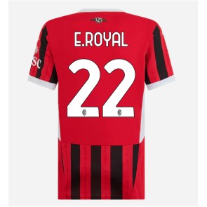 AC Milan Emerson Royal #22 Domácí Dres pro Dámy 2024-25 Krátkým Rukávem