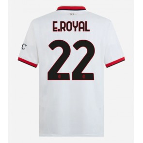 AC Milan Emerson Royal #22 Venkovní Dres 2024-25 Krátkým Rukávem