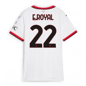 AC Milan Emerson Royal #22 Venkovní Dres pro Dámy 2024-25 Krátkým Rukávem