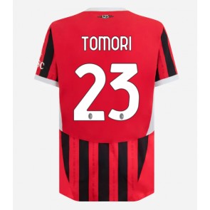 AC Milan Fikayo Tomori #23 Domácí Dres 2024-25 Krátkým Rukávem