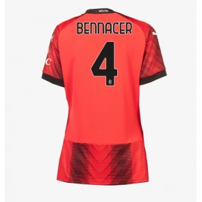 AC Milan Ismael Bennacer #4 Domácí Dres pro Dámy 2023-24 Krátkým Rukávem