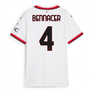 AC Milan Ismael Bennacer #4 Venkovní Dres pro Dámy 2024-25 Krátkým Rukávem