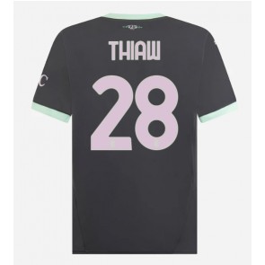 AC Milan Malick Thiaw #28 Alternativní Dres 2024-25 Krátkým Rukávem