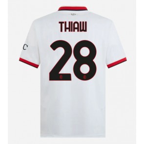 AC Milan Malick Thiaw #28 Venkovní Dres 2024-25 Krátkým Rukávem