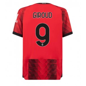 AC Milan Olivier Giroud #9 Domácí Dres 2023-24 Krátkým Rukávem