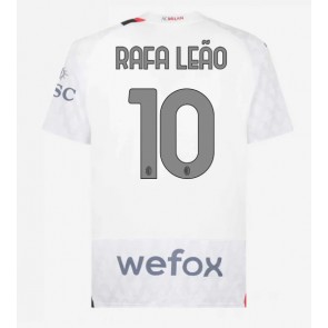 AC Milan Rafael Leao #10 Venkovní Dres 2023-24 Krátkým Rukávem