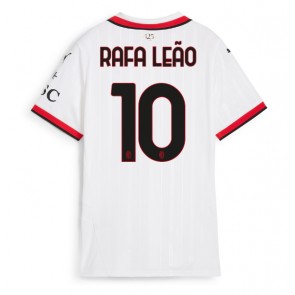 AC Milan Rafael Leao #10 Venkovní Dres pro Dámy 2024-25 Krátkým Rukávem