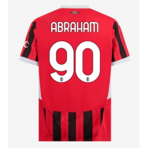 AC Milan Tammy Abraham #90 Domácí Dres 2024-25 Krátkým Rukávem