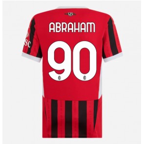 AC Milan Tammy Abraham #90 Domácí Dres pro Dámy 2024-25 Krátkým Rukávem