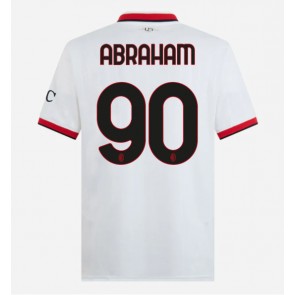 AC Milan Tammy Abraham #90 Venkovní Dres 2024-25 Krátkým Rukávem