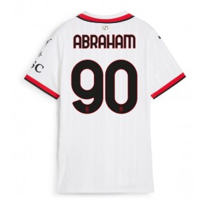 AC Milan Tammy Abraham #90 Venkovní Dres pro Dámy 2024-25 Krátkým Rukávem