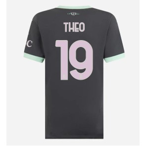 AC Milan Theo Hernandez #19 Alternativní Dres pro Dámy 2024-25 Krátkým Rukávem