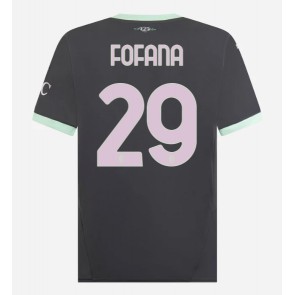 AC Milan Youssouf Fofana #29 Alternativní Dres 2024-25 Krátkým Rukávem