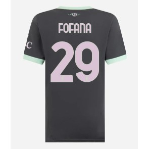 AC Milan Youssouf Fofana #29 Alternativní Dres pro Dámy 2024-25 Krátkým Rukávem