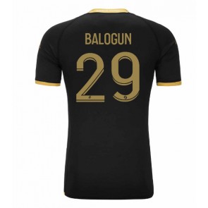 AS Monaco Folarin Balogun #29 Venkovní Dres 2023-24 Krátkým Rukávem