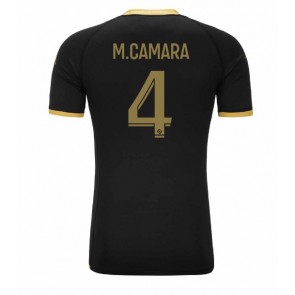 AS Monaco Mohamed Camara #4 Venkovní Dres 2023-24 Krátkým Rukávem