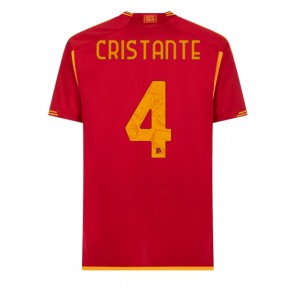 AS Roma Bryan Cristante #4 Domácí Dres 2023-24 Krátkým Rukávem