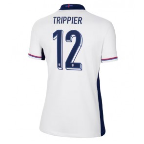 Anglie Kieran Trippier #12 Domácí Dres pro Dámy ME 2024 Krátkým Rukávem