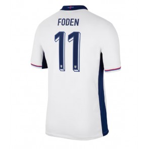 Anglie Phil Foden #11 Domácí Dres ME 2024 Krátkým Rukávem