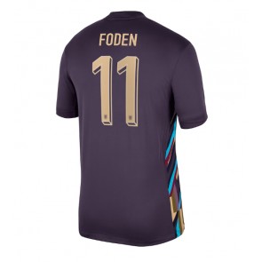 Anglie Phil Foden #11 Venkovní Dres ME 2024 Krátkým Rukávem