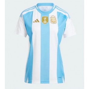 Argentina Domácí Dres pro Dámy Copa America 2024 Krátkým Rukávem