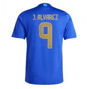 Argentina Julian Alvarez #9 Venkovní Dres Copa America 2024 Krátkým Rukávem