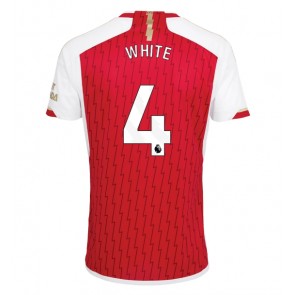 Arsenal Ben White #4 Domácí Dres 2023-24 Krátkým Rukávem