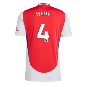 Arsenal Ben White #4 Domácí Dres 2024-25 Krátkým Rukávem