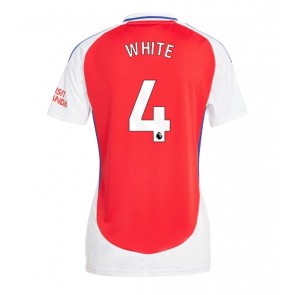 Arsenal Ben White #4 Domácí Dres pro Dámy 2024-25 Krátkým Rukávem