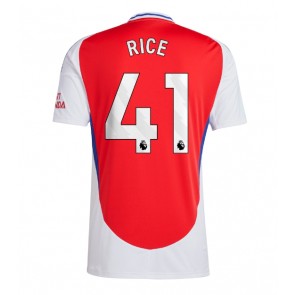 Arsenal Declan Rice #41 Domácí Dres 2024-25 Krátkým Rukávem