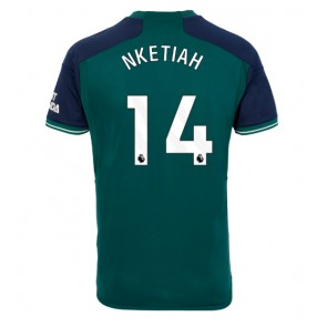 Arsenal Eddie Nketiah #14 Alternativní Dres 2023-24 Krátkým Rukávem