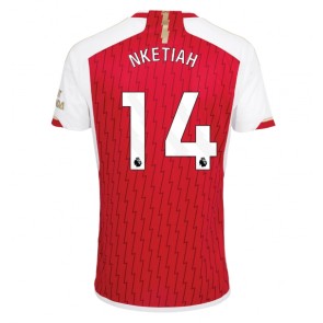 Arsenal Eddie Nketiah #14 Domácí Dres 2023-24 Krátkým Rukávem