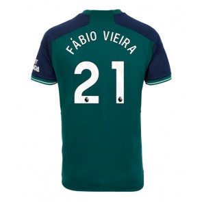 Arsenal Fabio Vieira #21 Alternativní Dres 2023-24 Krátkým Rukávem