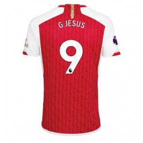 Arsenal Gabriel Jesus #9 Domácí Dres 2023-24 Krátkým Rukávem