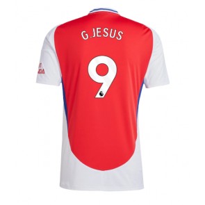 Arsenal Gabriel Jesus #9 Domácí Dres 2024-25 Krátkým Rukávem