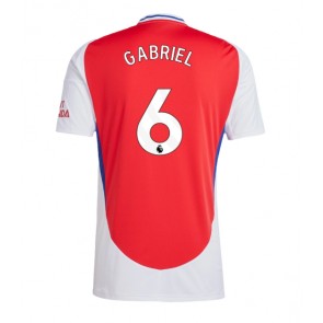 Arsenal Gabriel Magalhaes #6 Domácí Dres 2024-25 Krátkým Rukávem