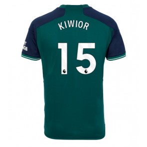 Arsenal Jakub Kiwior #15 Alternativní Dres 2023-24 Krátkým Rukávem