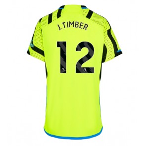 Arsenal Jurrien Timber #12 Venkovní Dres pro Dámy 2023-24 Krátkým Rukávem