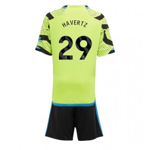 Arsenal Kai Havertz #29 Venkovní dres komplet pro Děti 2023-24 Krátkým Rukávem (+ Krátké kalhoty)