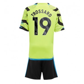 Arsenal Leandro Trossard #19 Venkovní dres komplet pro Děti 2023-24 Krátkým Rukávem (+ Krátké kalhoty)