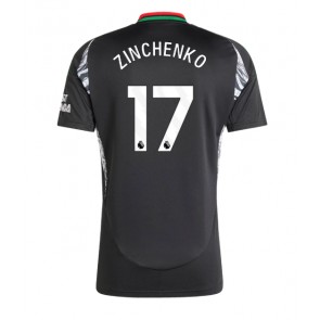 Arsenal Oleksandr Zinchenko #17 Venkovní Dres 2024-25 Krátkým Rukávem