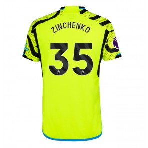 Arsenal Oleksandr Zinchenko #35 Venkovní Dres 2023-24 Krátkým Rukávem